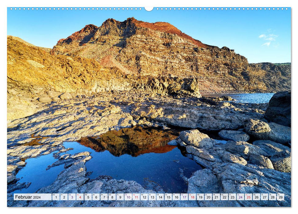 El Hierro - Die ursprünglichste Insel der Kanaren (CALVENDO Premium Wandkalender 2024)