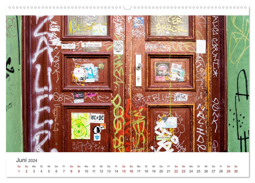 Türen im Schanzenviertel Hamburg (CALVENDO Wandkalender 2024)