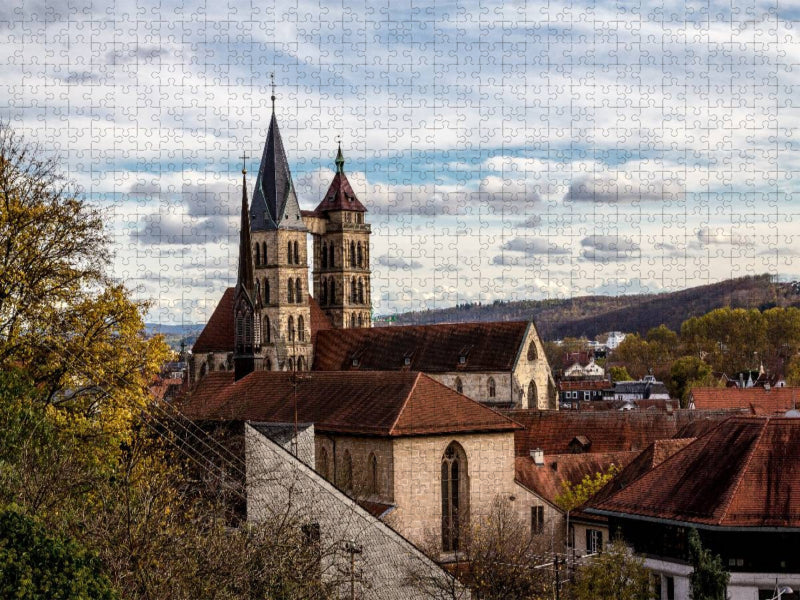 Stadtkirche St. Dionys (Esslingen am Neckar) - CALVENDO Foto-Puzzle'