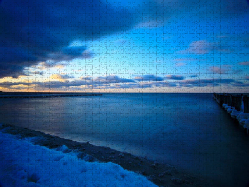 Ein Motiv aus dem Kalender Ostsee im Winter - CALVENDO Foto-Puzzle'