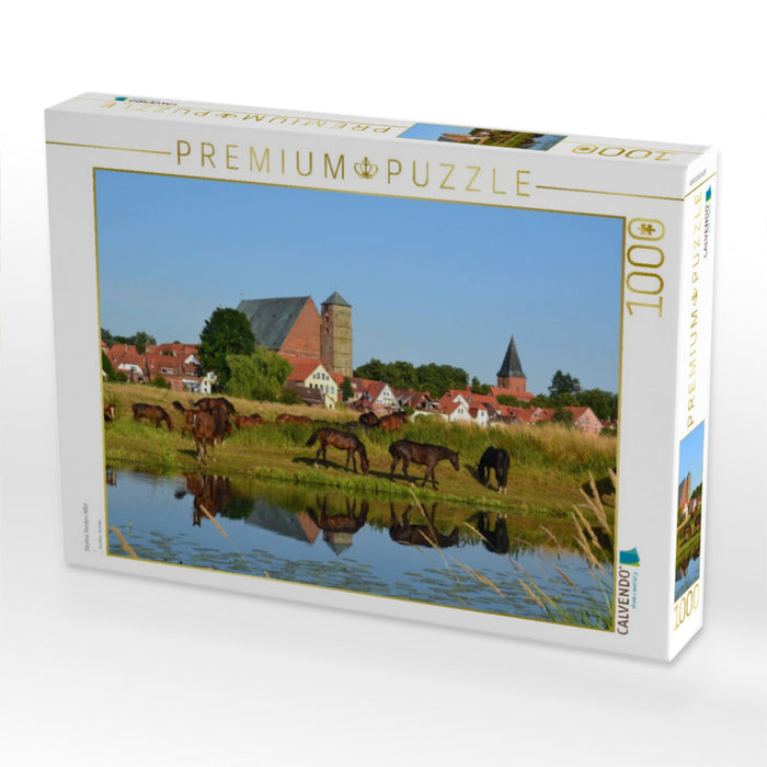 Skyline Verden/Aller - CALVENDO Foto-Puzzle'