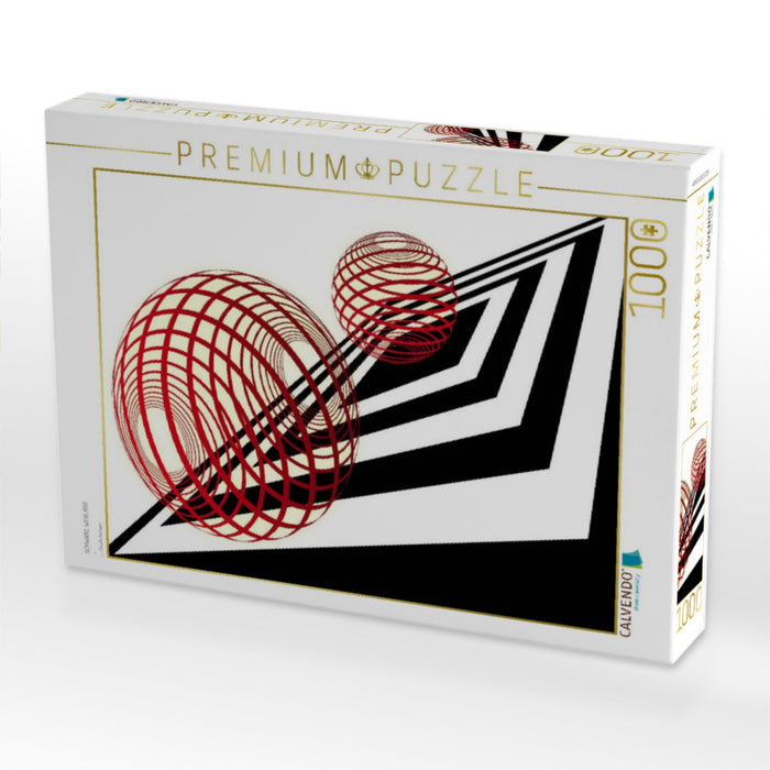 SCHWARZ, WEIß, ROT - CALVENDO Foto-Puzzle'