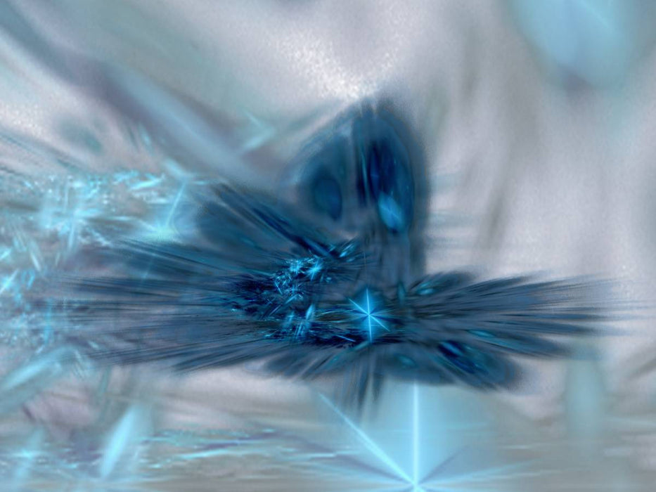 Blaues Kristall - CALVENDO Foto-Puzzle'