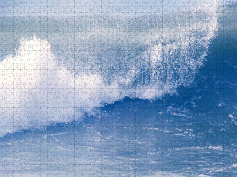 Die blaue Welle - CALVENDO Foto-Puzzle'