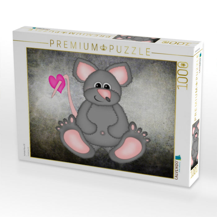 Verliebte Maus CB - CALVENDO Foto-Puzzle'