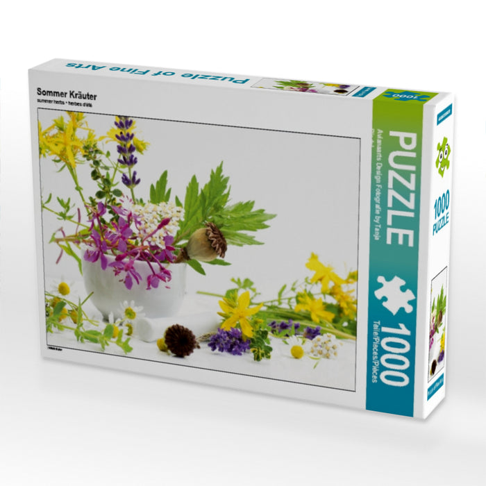 Sommer Kräuter 1000 Teile Puzzle quer - CALVENDO Foto-Puzzle'