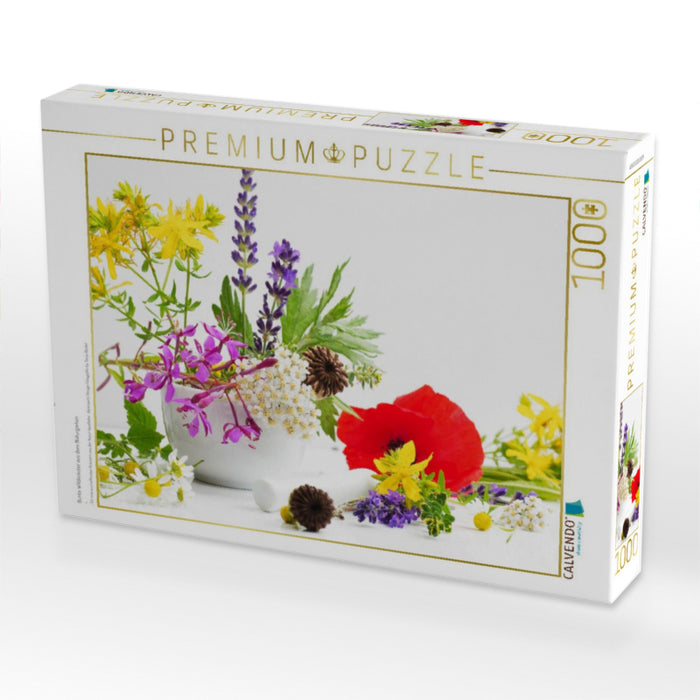Bunte Wildkräuter aus dem Naturgarten - CALVENDO Foto-Puzzle'