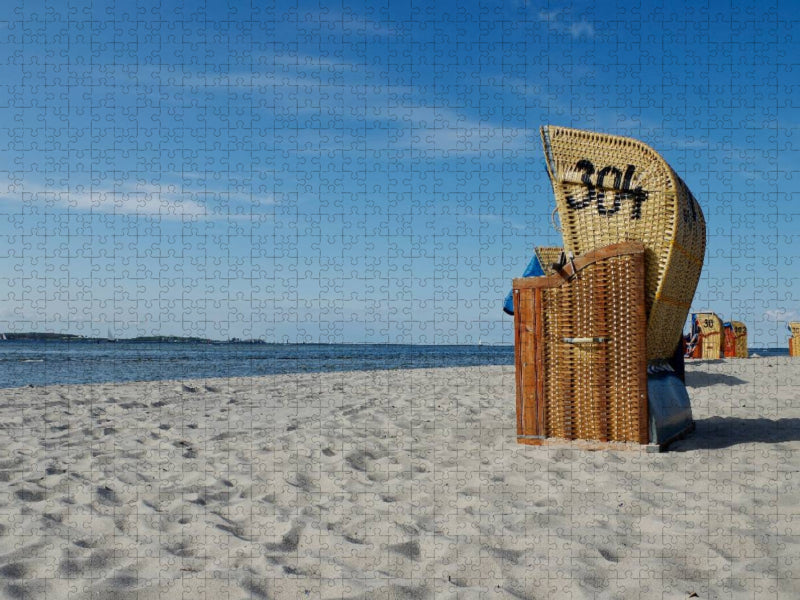 Strandkorb - Impression - CALVENDO Foto-Puzzle'