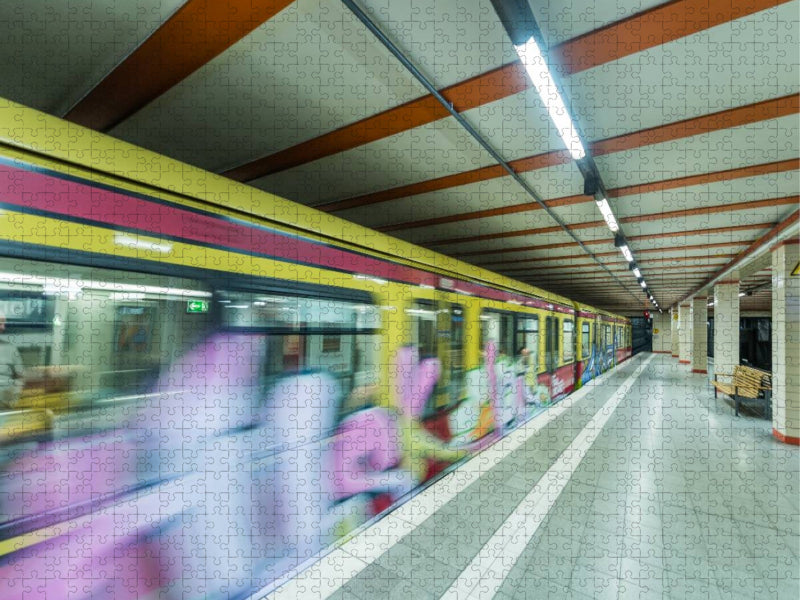 Berliner U-Bahn - CALVENDO Foto-Puzzle'