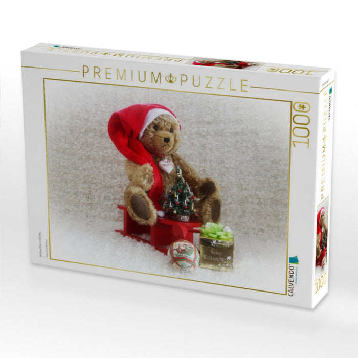 Weihnachten mitTeddy - CALVENDO Foto-Puzzle'
