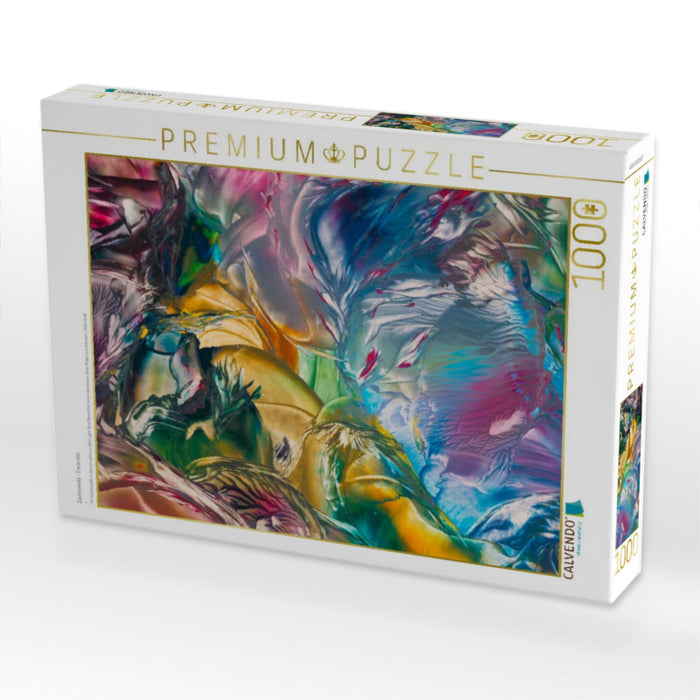 Zauberwald - Encaustic - CALVENDO Foto-Puzzle'