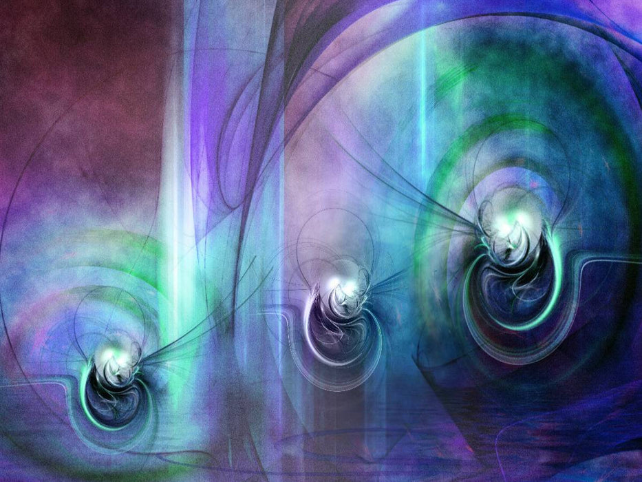 Weiße Perlen mit abstrakten Hintergrund - CALVENDO Foto-Puzzle'