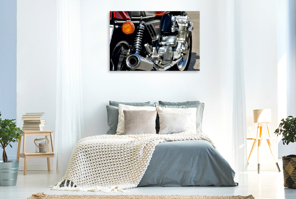 Premium Textil-Leinwand Premium Textil-Leinwand 120 cm x 80 cm quer Ein Motiv aus dem Kalender Honda CBX 1000