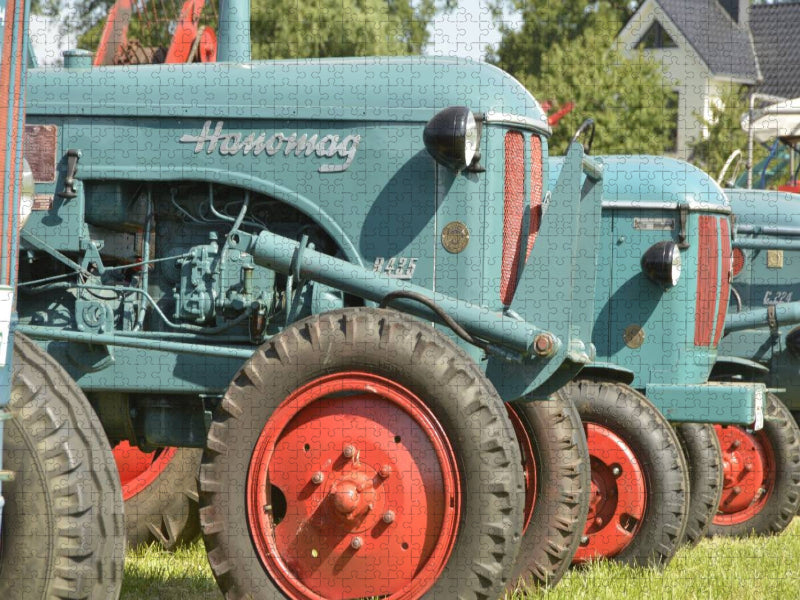 Oldtimer Traktor Hanomag - CALVENDO Foto-Puzzle'