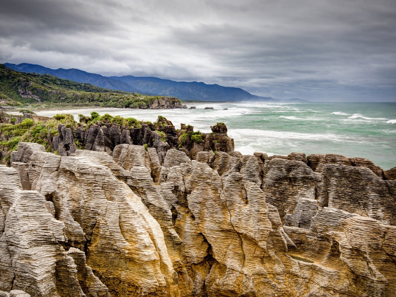 Pancake Rocks - Südinsel 1000 Teile Puzzle quer - CALVENDO Foto-Puzzle'