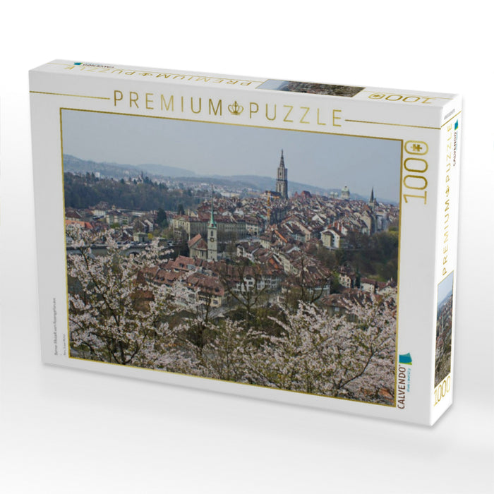 Berner Altstadt vom Rosengarten aus - CALVENDO Foto-Puzzle'