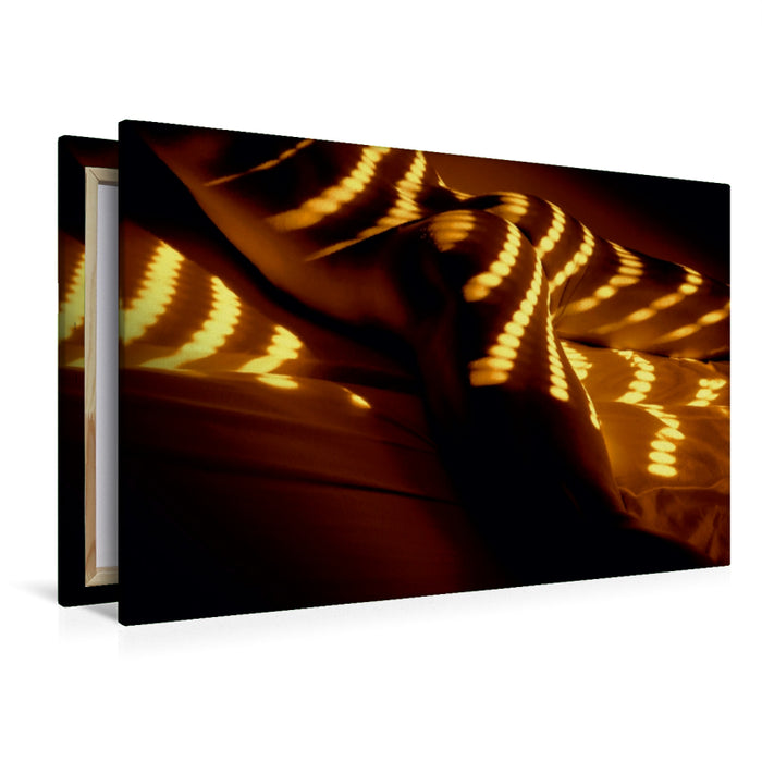 Premium Textil-Leinwand Premium Textil-Leinwand 120 cm x 80 cm quer Ein Motiv aus dem Kalender MÄNNER - AKTE ZWISCHEN KRAFT UND SINNLICHKEIT