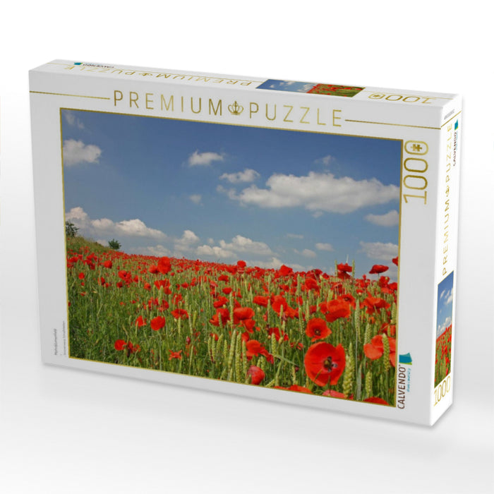 Mohnblumenfeld - CALVENDO Foto-Puzzle'