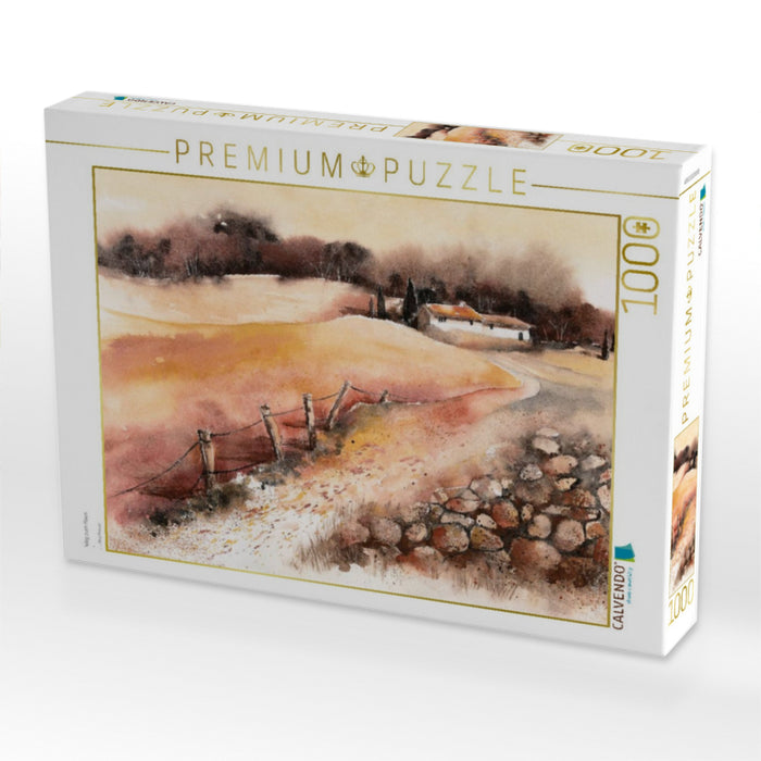 Weg zum Haus - CALVENDO Foto-Puzzle'