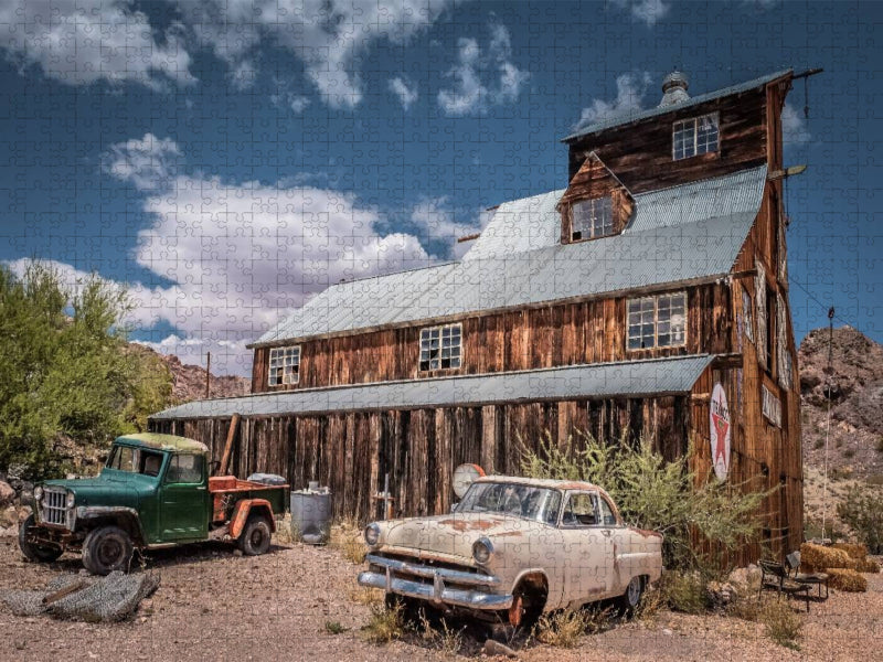 Zeitzeugen entlang der Route66 - CALVENDO Foto-Puzzle'