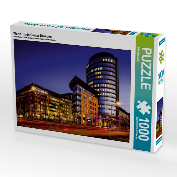 World Trade Center Dresden 1000 Teile Puzzle quer - CALVENDO Foto-Puzzle'