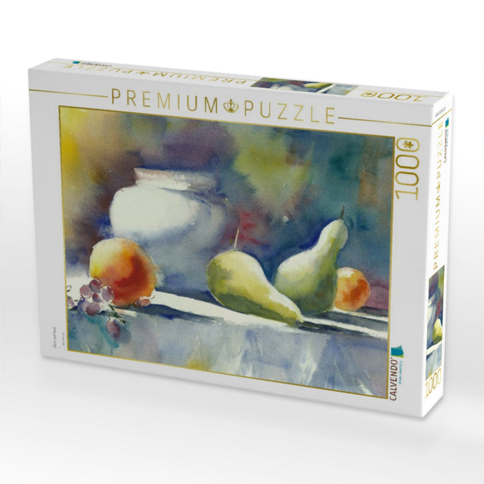 Obst und Vase - CALVENDO Foto-Puzzle'
