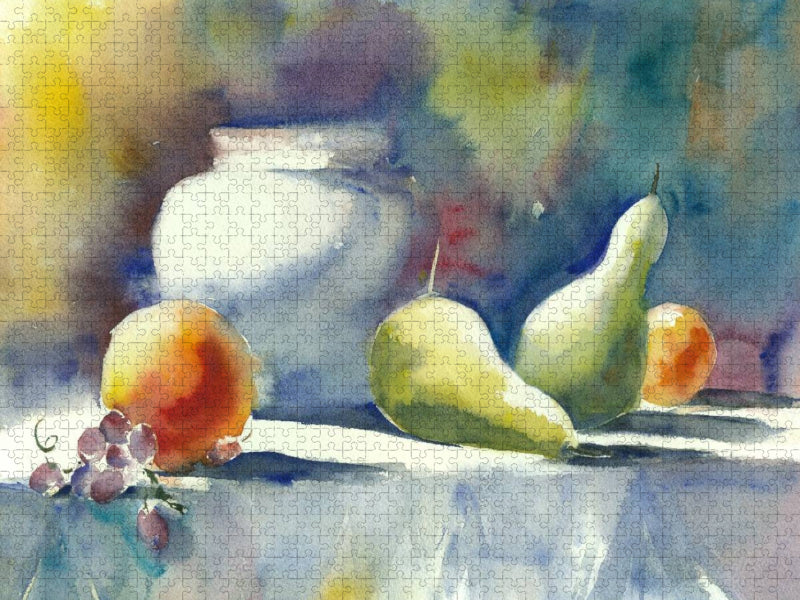 Obst und Vase - CALVENDO Foto-Puzzle'