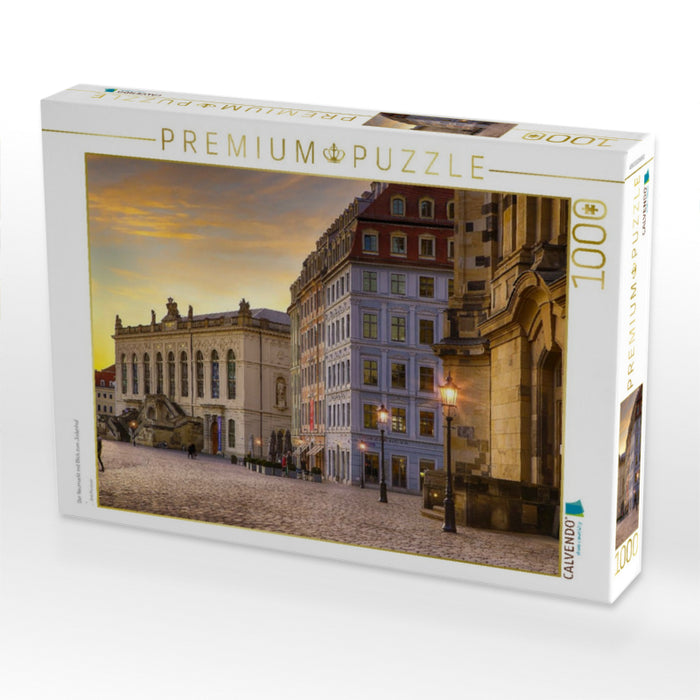 Der Neumarkt mit Blick zum Jüdenhof - CALVENDO Foto-Puzzle'
