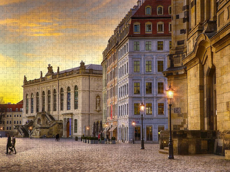 Der Neumarkt mit Blick zum Jüdenhof - CALVENDO Foto-Puzzle'