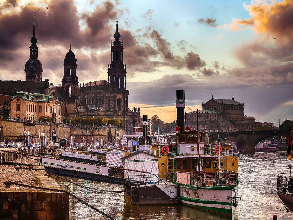 Das Terrassenufer - CALVENDO Foto-Puzzle'