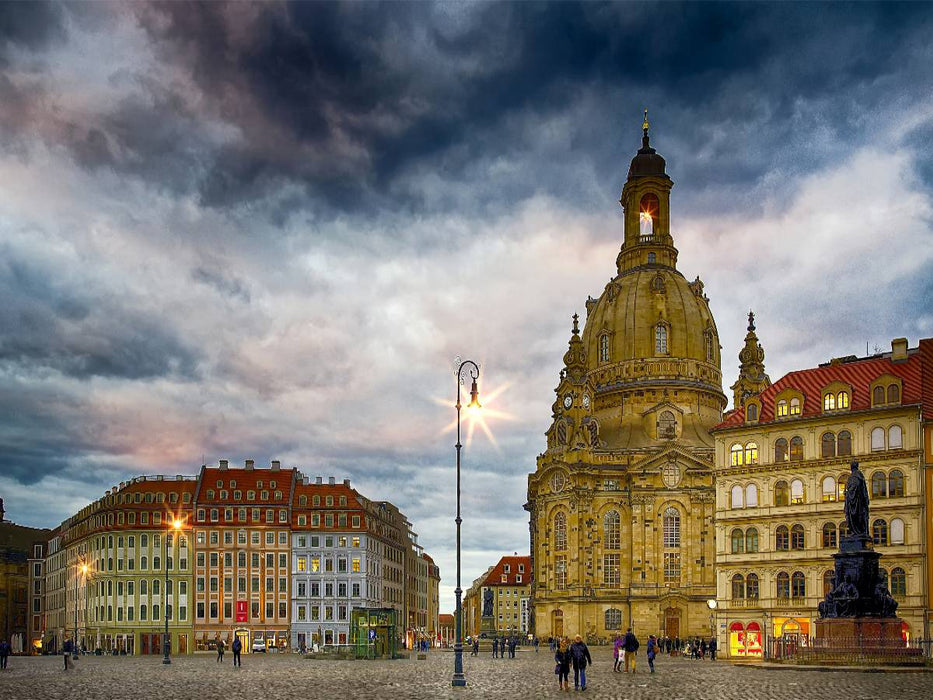 Der Neumarkt mit Blick zur Frauenkirche - CALVENDO Foto-Puzzle'