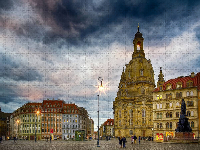 Der Neumarkt mit Blick zur Frauenkirche - CALVENDO Foto-Puzzle'