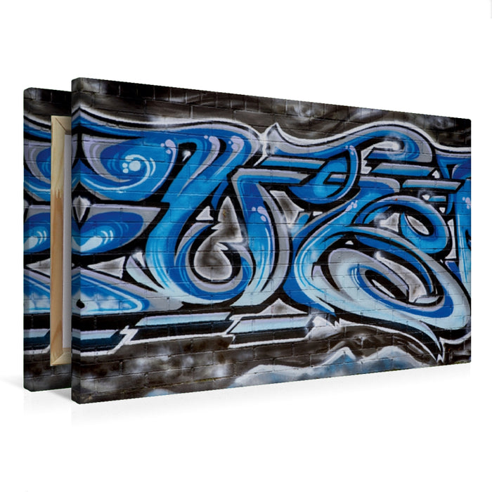 Premium Textil-Leinwand Graffiti an der Dohnaer Straße