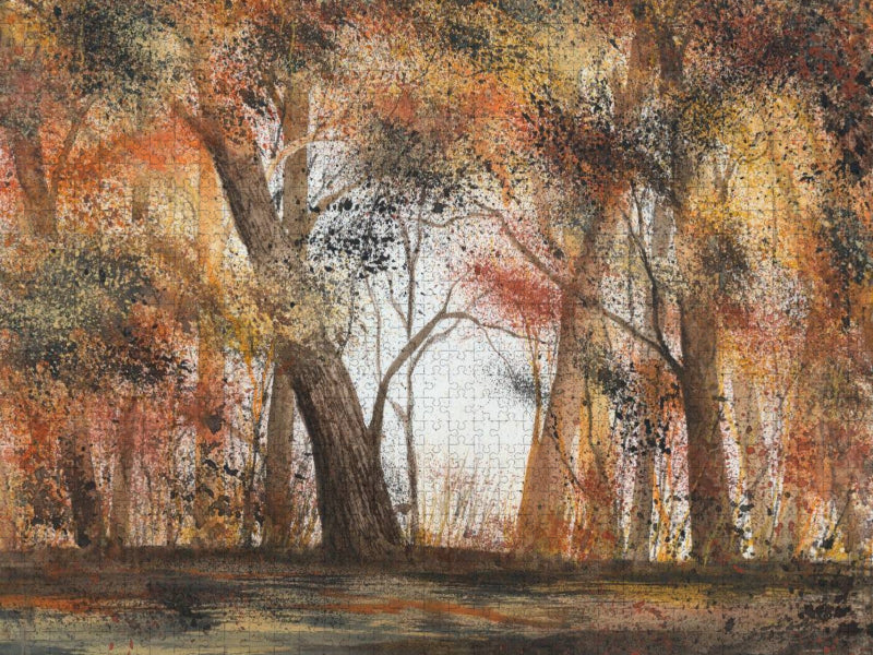 Herbstbäume - CALVENDO Foto-Puzzle'