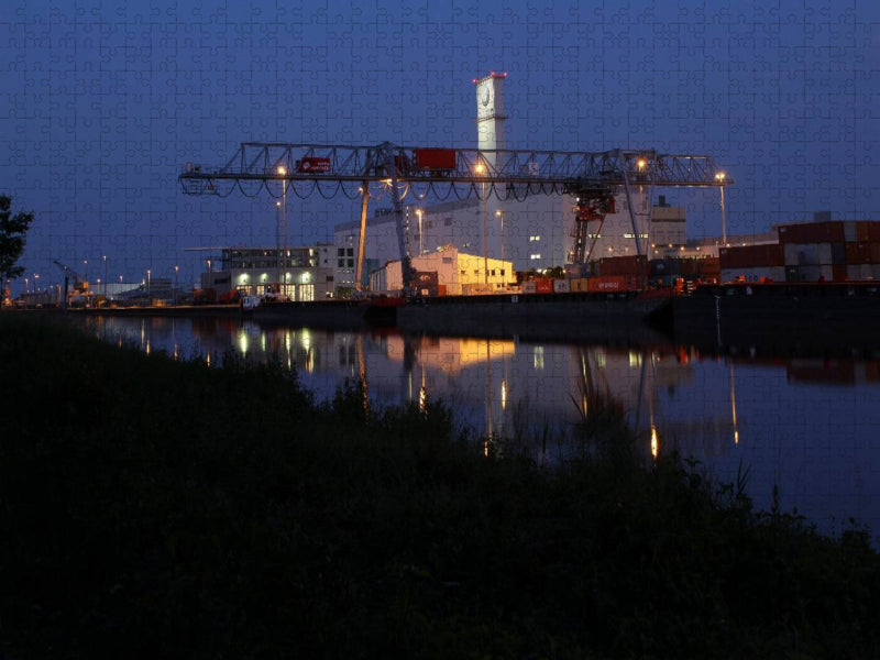 Hafen Hannover - CALVENDO Foto-Puzzle'
