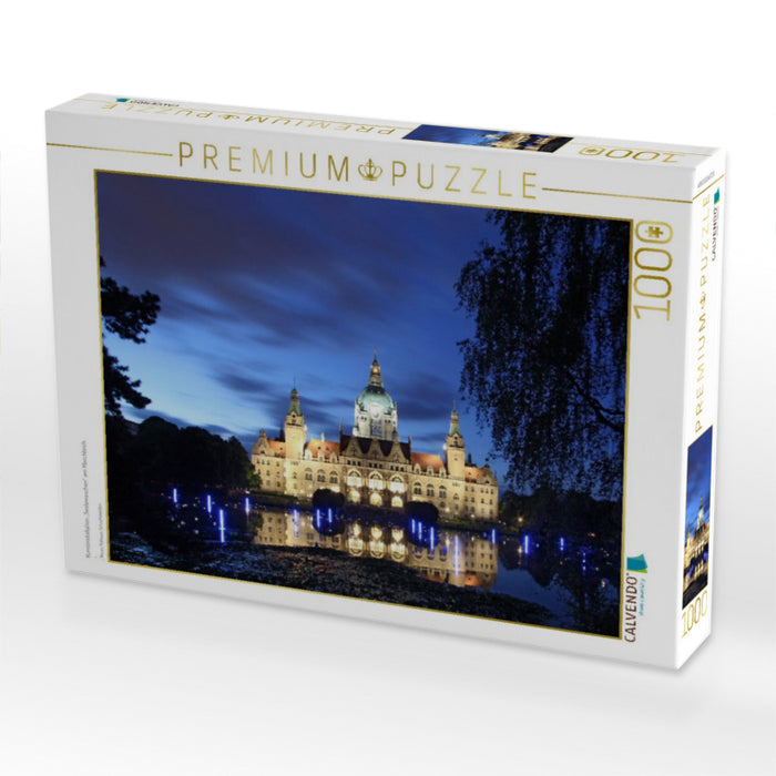 Kunstinstallation „Seelewaschen“ am Maschteich - CALVENDO Foto-Puzzle'