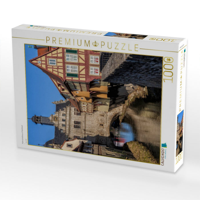 Malerwinkelhaus in Marktbreit - CALVENDO Foto-Puzzle'