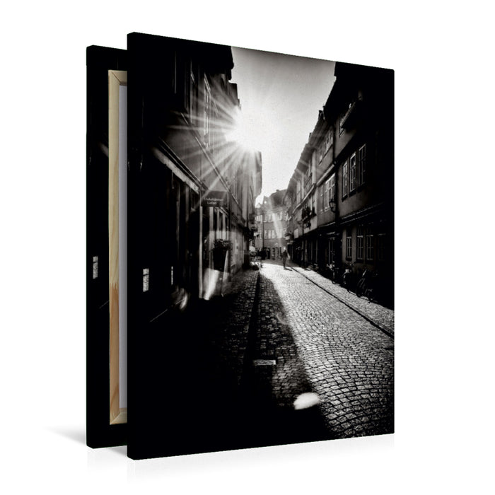 Premium Textil-Leinwand Abendstimmung
