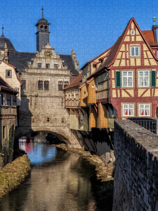 Malerwinkel Marktbreit Unterfranken - CALVENDO Foto-Puzzle'