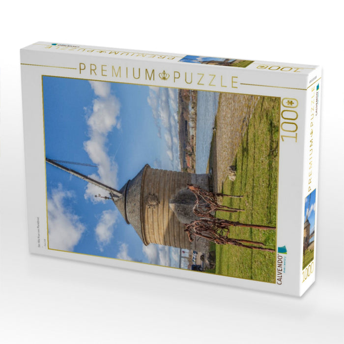 Der Alte Kran von Marktbreit - CALVENDO Foto-Puzzle'