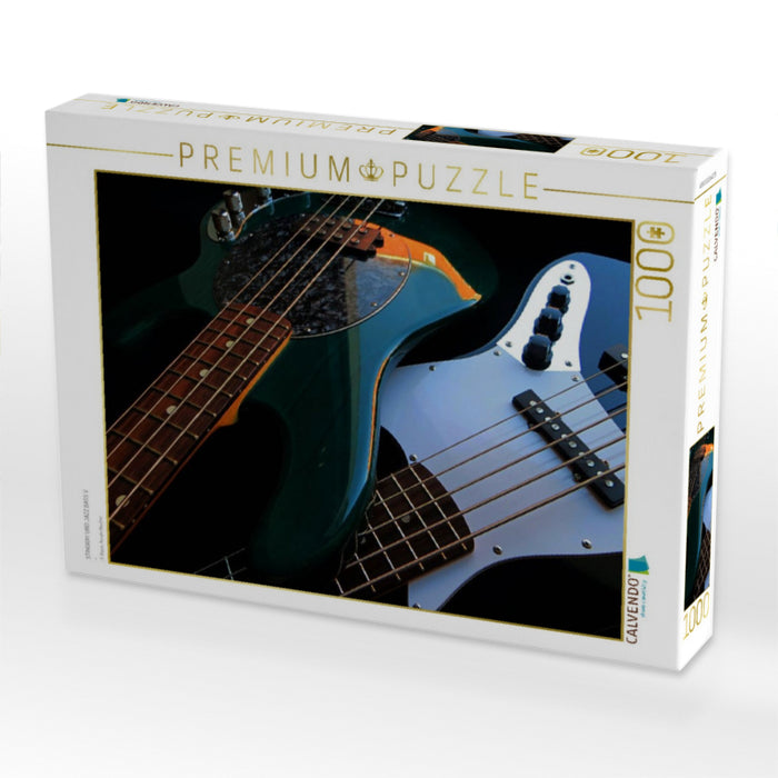 STINGRAY UND JAZZ BASS V - CALVENDO Foto-Puzzle'