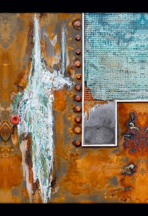 Premium Textil-Leinwand Ein Motiv aus dem Kalender Rust- Art