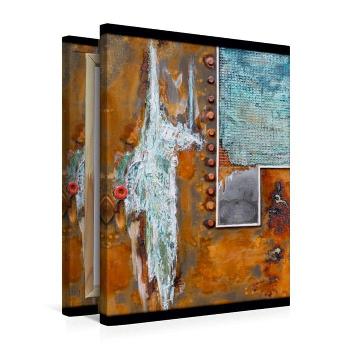 Premium Textil-Leinwand Ein Motiv aus dem Kalender Rust- Art