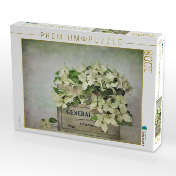 Weisse Blütenfülle - CALVENDO Foto-Puzzle'