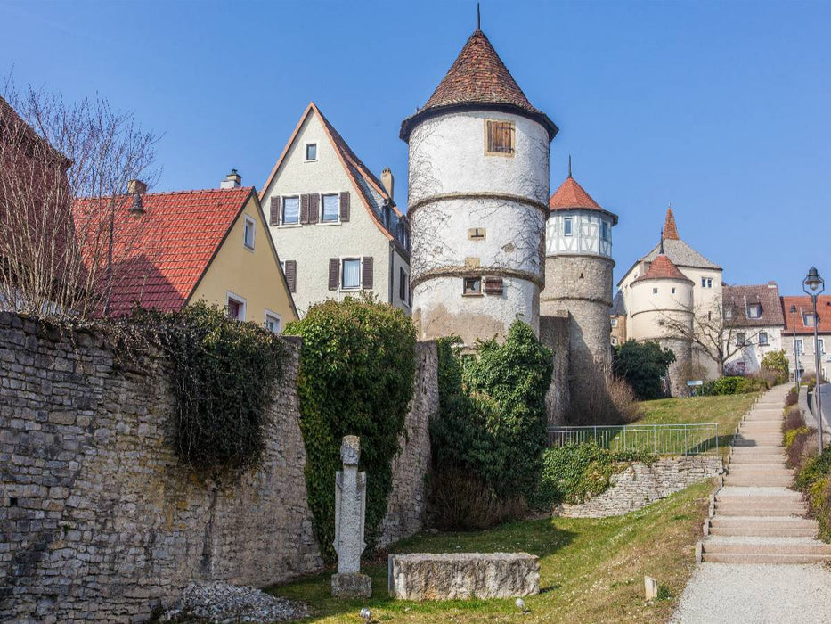 City wall in Dettelbach - CALVENDO photo puzzle 