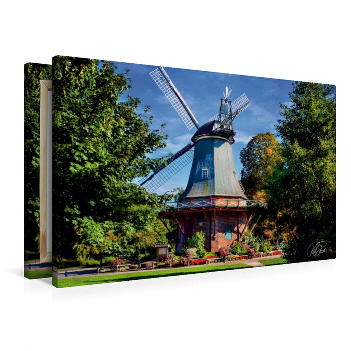 Premium Textil-Leinwand Kopperhörner Mühle, 26384 Wilhelmshaven