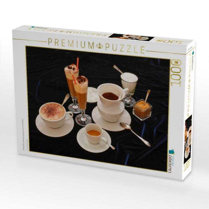 Filterkaffee, Espresso, Cappuccino und Eiskaffee - CALVENDO Foto-Puzzle'