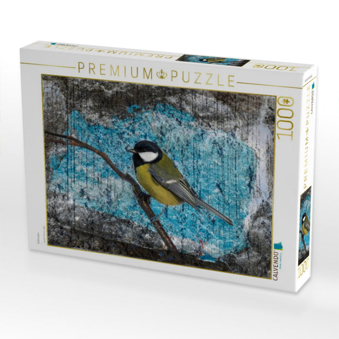 Kohlmeise - CALVENDO Foto-Puzzle'