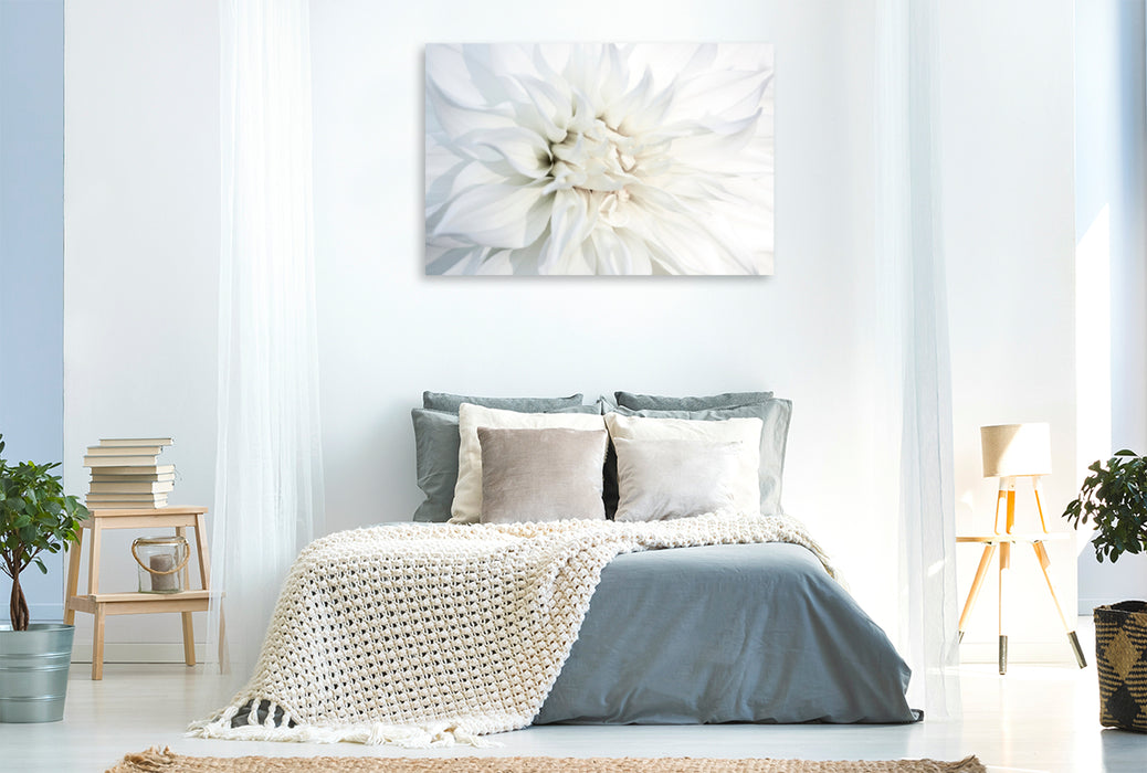Premium Textil-Leinwand Premium Textil-Leinwand 120 cm x 80 cm quer Ein Motiv aus dem Kalender Feines Weiß