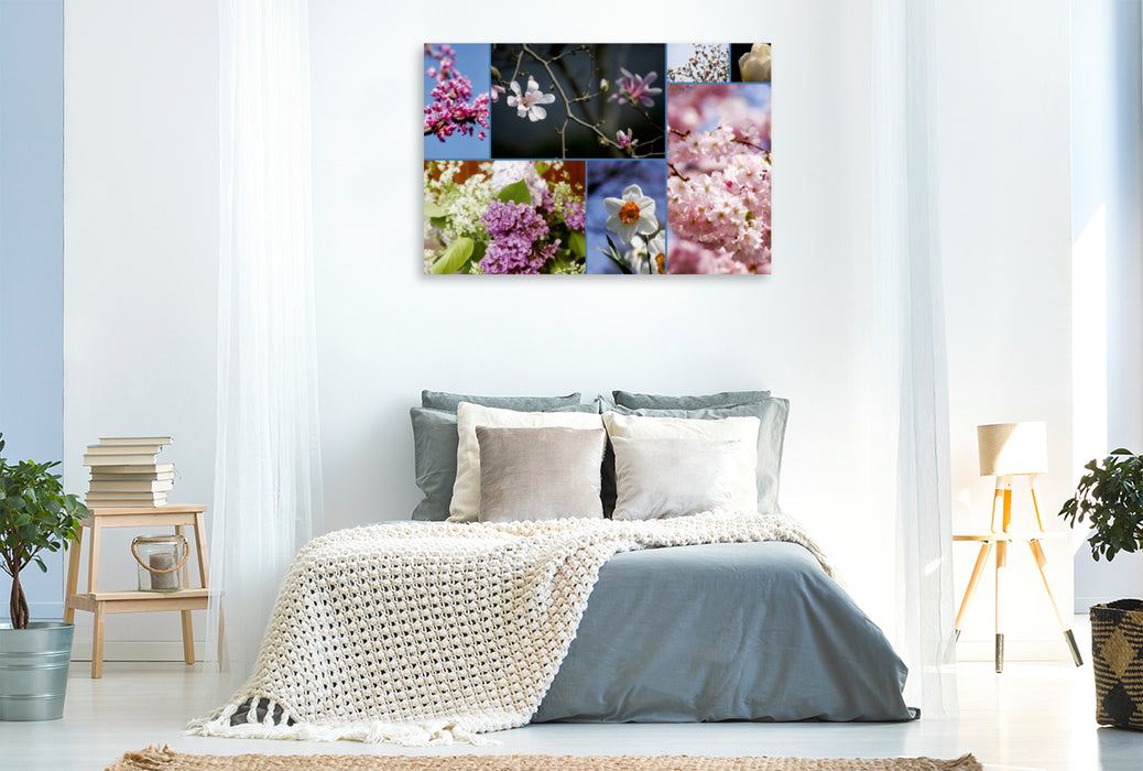Premium Textil-Leinwand Premium Textil-Leinwand 120 cm x 80 cm quer Ein Motiv aus dem Kalender Florales zu jeder Jahreszeit